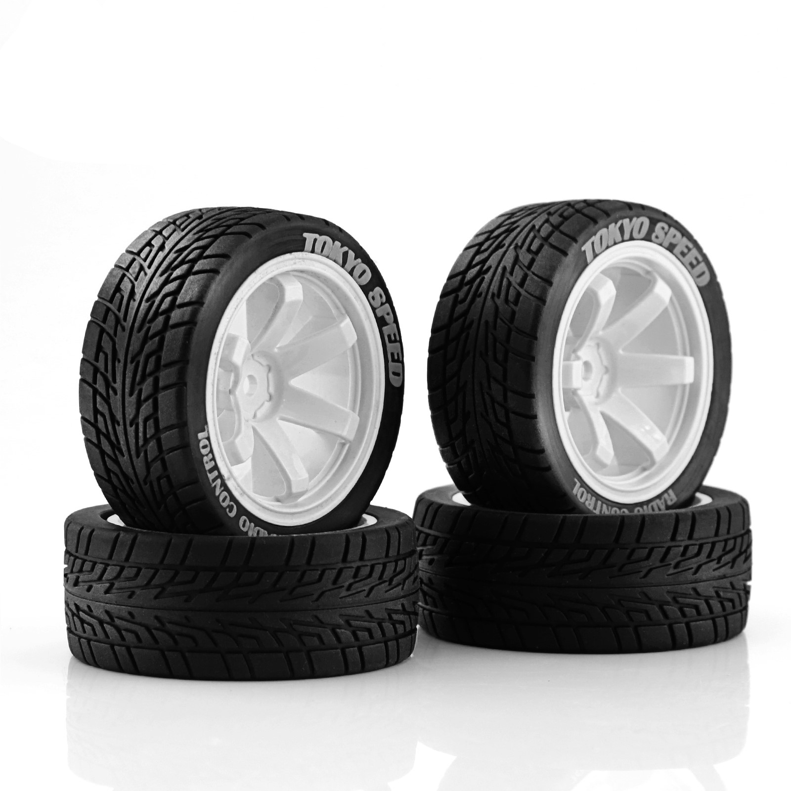 1/10 RC On Road Tires And Whee - Tamiya Model Rc Car 评论和价格
