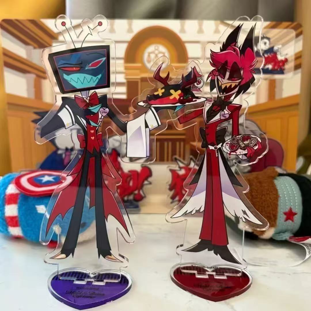 2pcs Hazbin Anime Peripherals  - Figma Stand Set 评论和价格