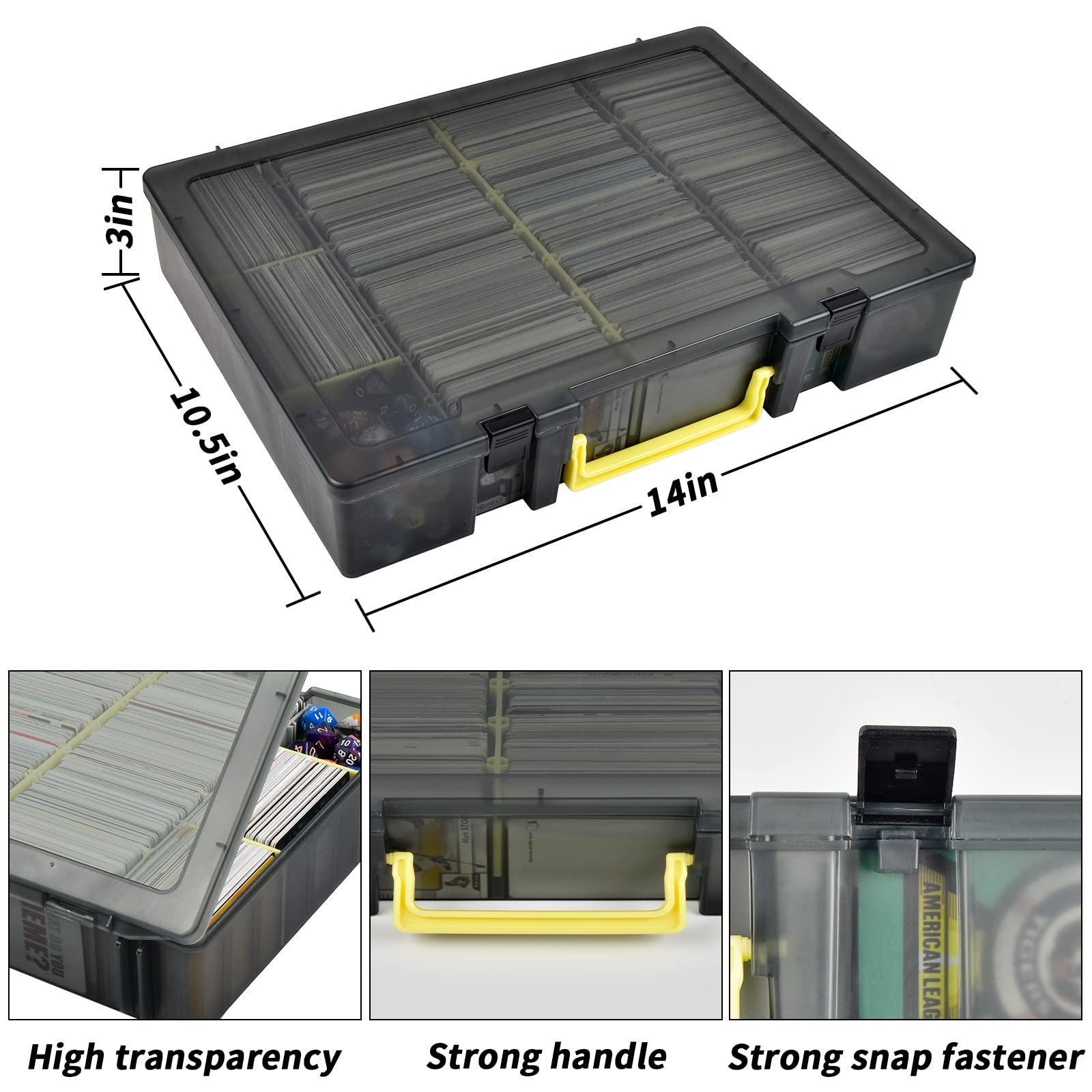 Clear Trading Card Storage Box - Trading Card Binder 评论和价格