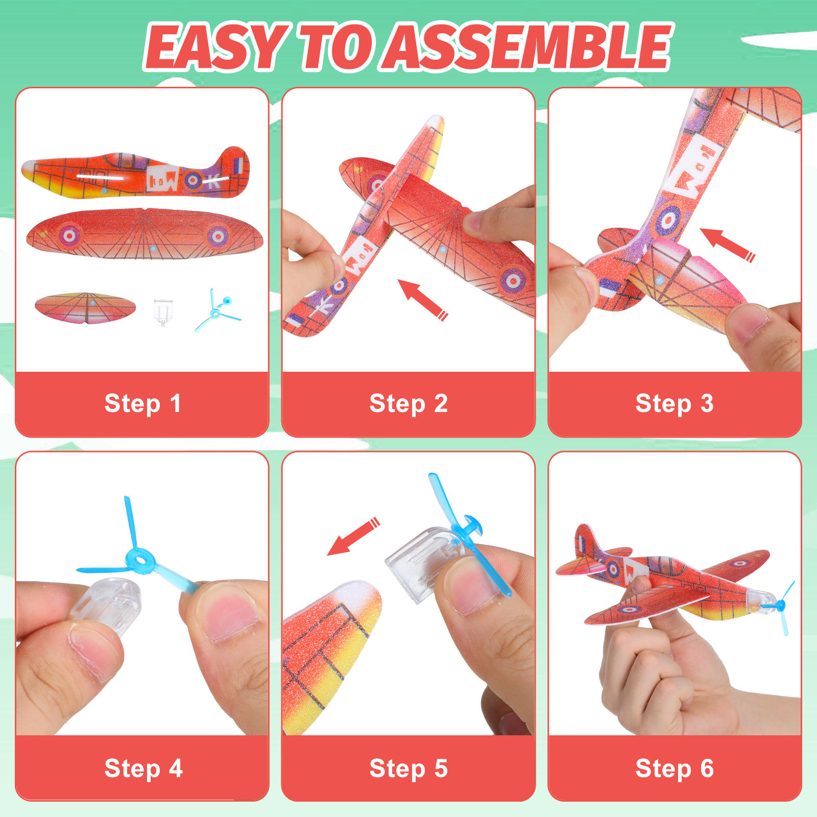 36Pcs Foam Airplane Models Hig - Model Airplane Plastic 评论和价格