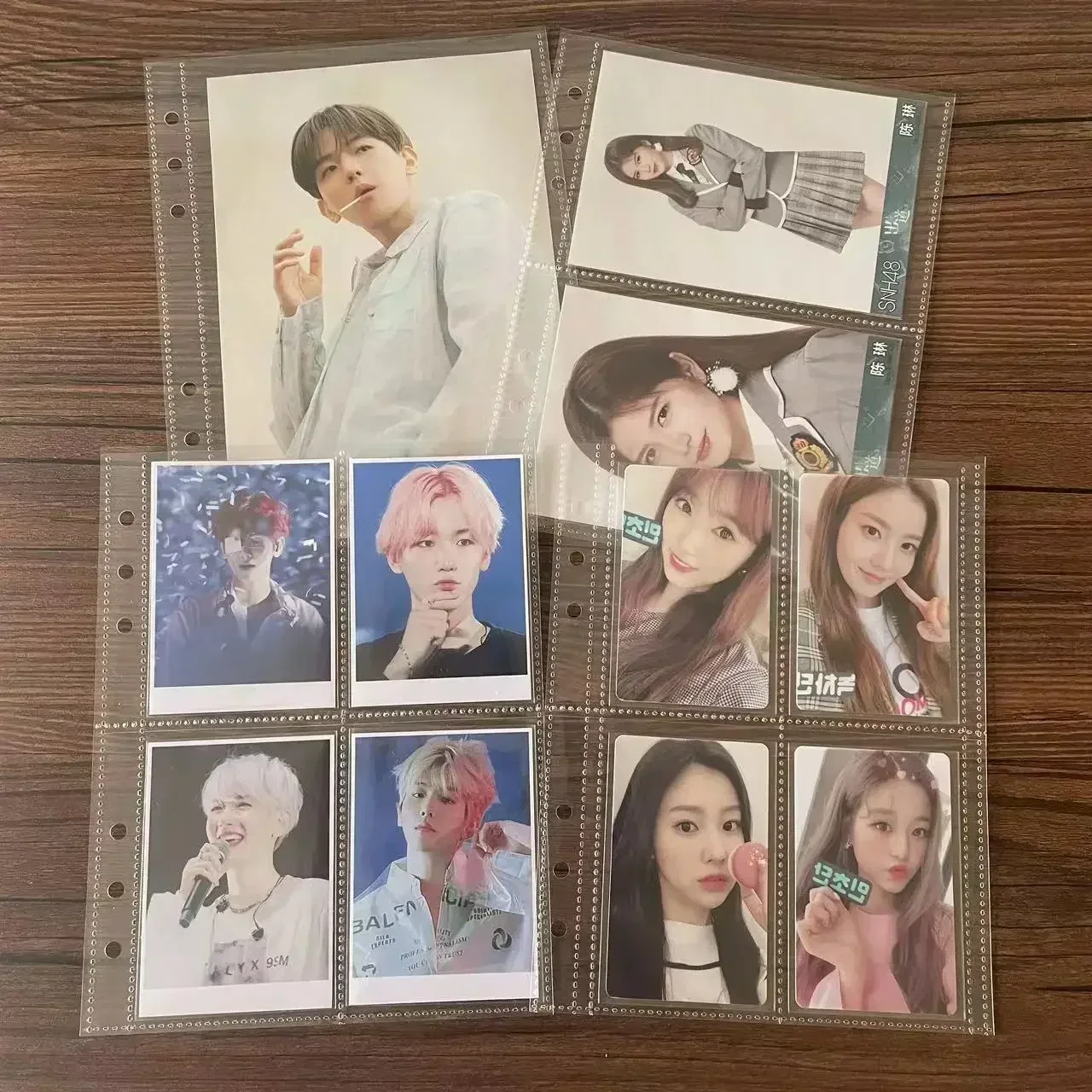 1-4 Grid Transparent Photocard - Card Penny Sleeve 评论和价格