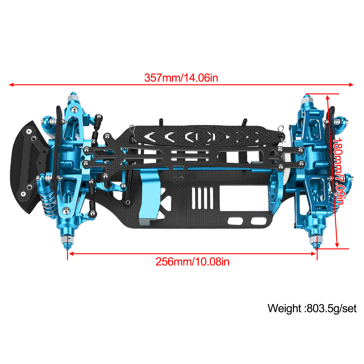Aluminum & Carbon Fiber Frame  - Tamiya Model Rc Car 评论和价格