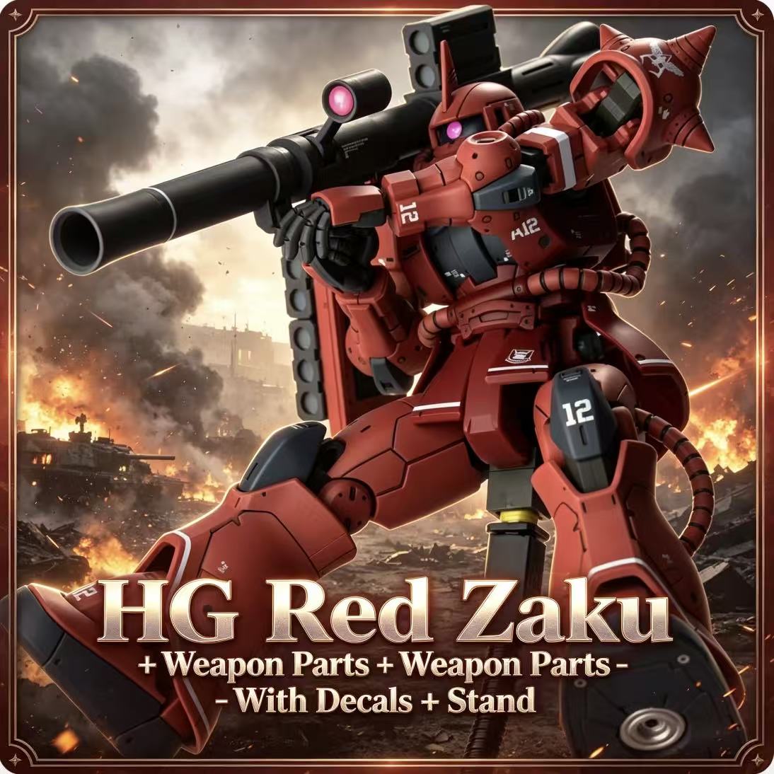 024HG Char's Custom Old Type R - Bandai Model Gundam Hg 评论和价格