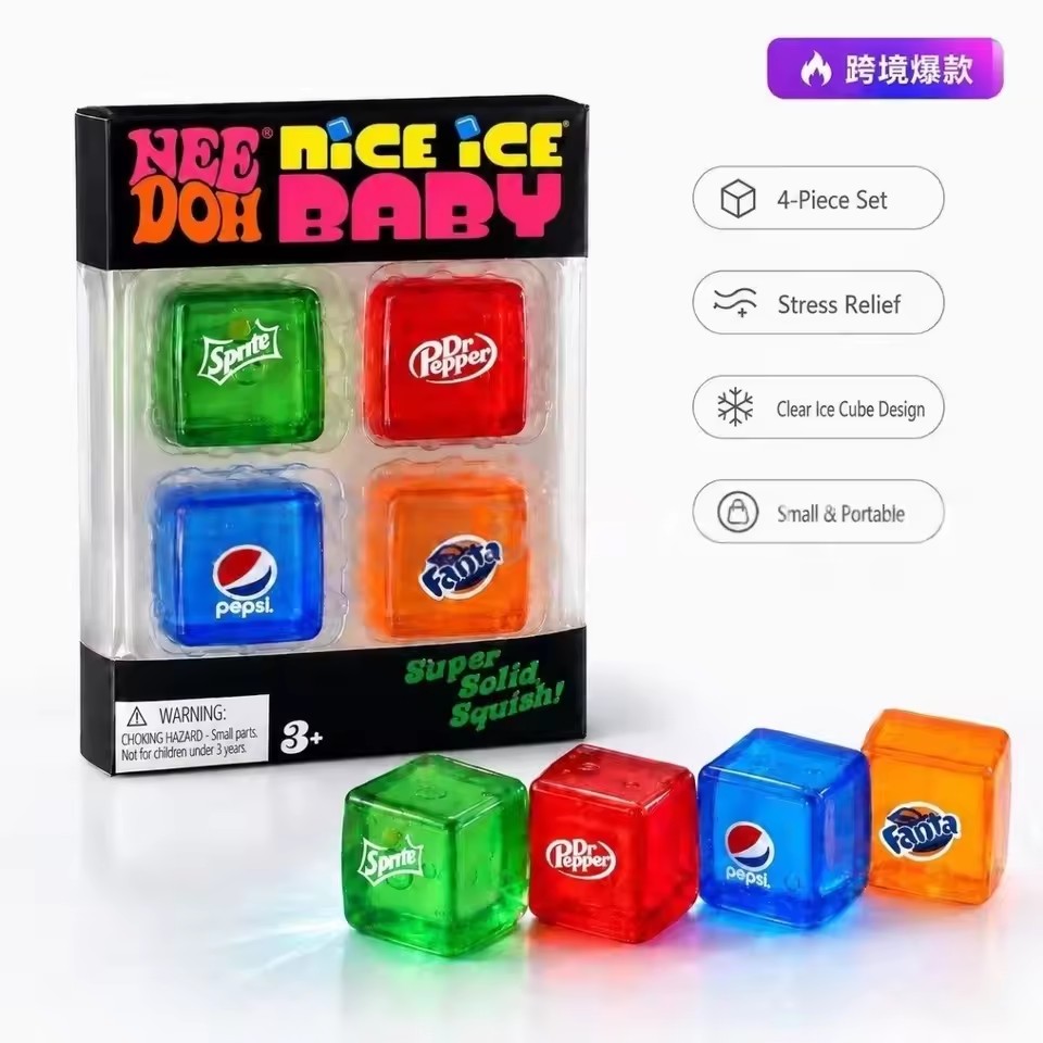 Needoh Mini Nice Ice Baby 4 Pa - Fidget Cube Original 评论和价格