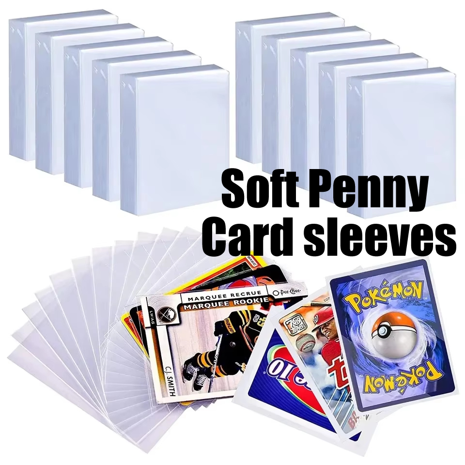 100-600pcs Card Sleeves Hard S - Card Penny Sleeve 评论和价格