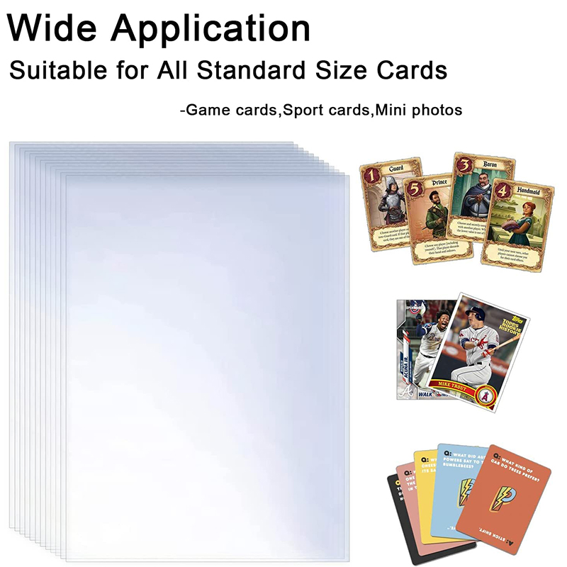 100-600pcs Card Sleeves Hard S - Card Penny Sleeve 评论和价格