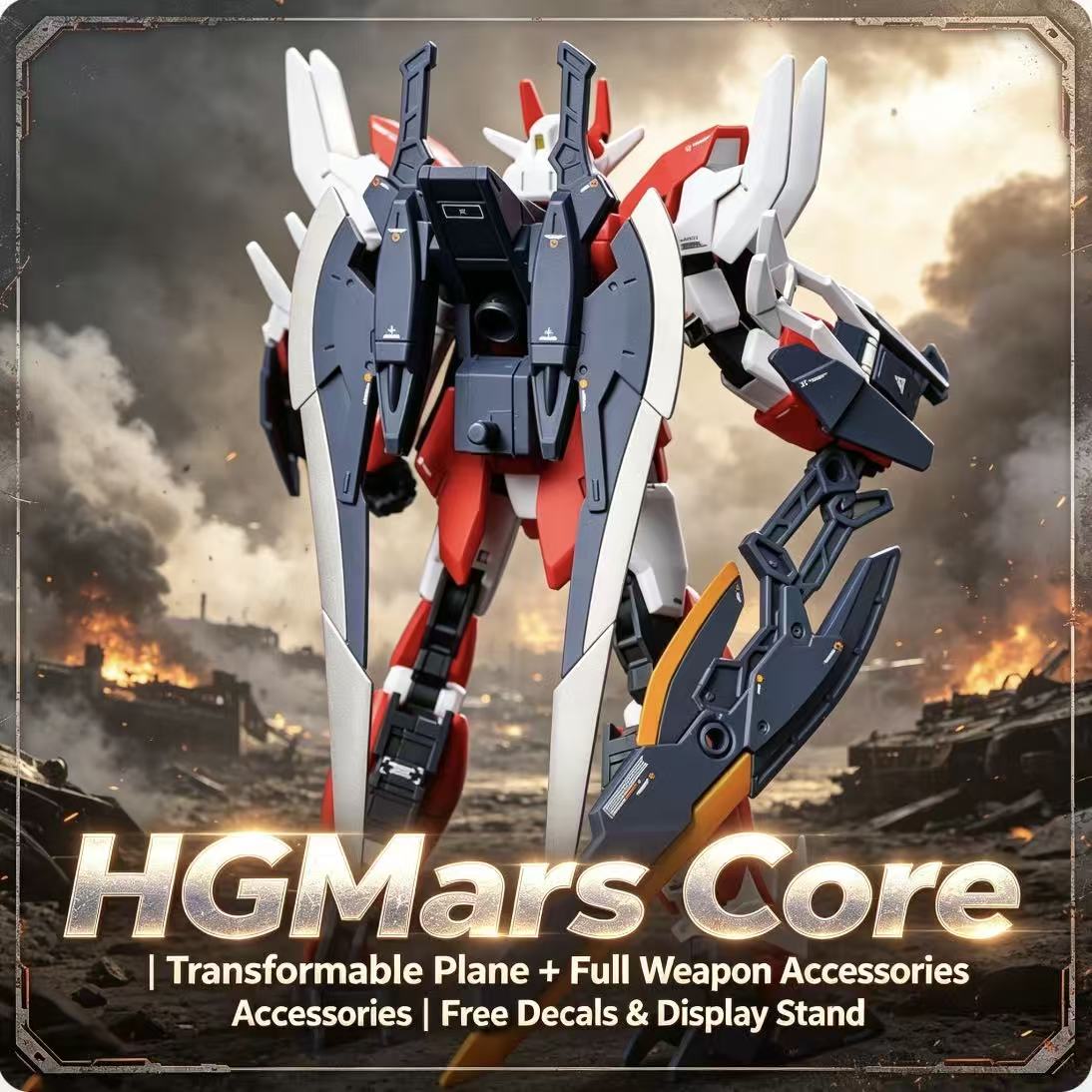 008A HG 1/144 Mars Core Warrio - Bandai Model Gundam Hg 评论和价格